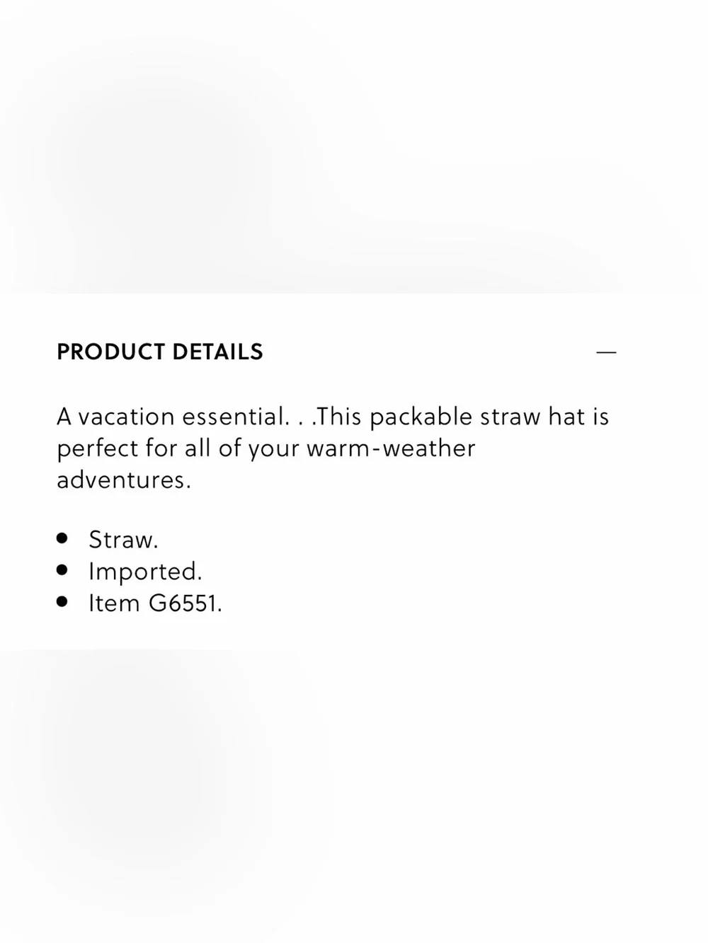 NEW J. Crew Wide-brim packable straw hat S/M G6551 $98